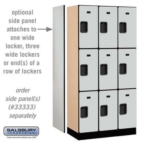 Salsbury Industries Designer Wood Locker — 3 Tier, 3 Wide YourLockerStore